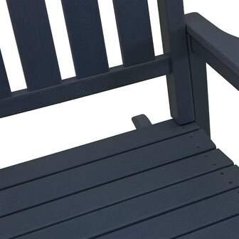 Tuin Schommelstoel 2 pcs Marineblauw 70 x 92 x 108cm Kunststof 9
