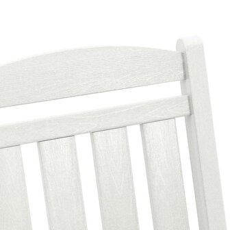 Tuin Schommelstoel 3 pcs Wit 38 x 38 x 46cm Kunststof 9