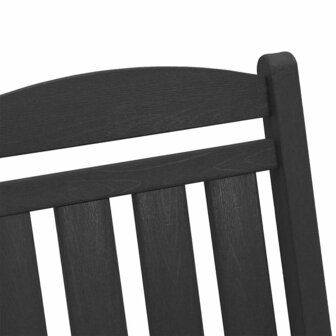 Tuin Schommelstoel 3 pcs Zwart 38 x 38 x 46cm Kunststof 9