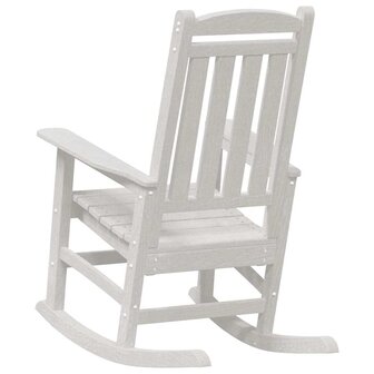 Tuin Schommelstoel Wit 70 x 92 x 108cm HDPE 6