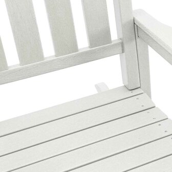 Tuin Schommelstoel Wit 70 x 92 x 108cm HDPE 8