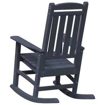 Tuin Schommelstoel Marineblauw 70 x 92 x 108cm Kunststof 6