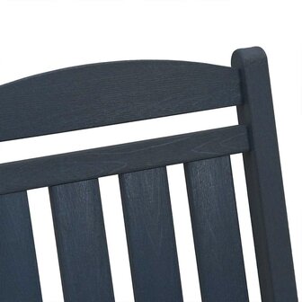 Tuin Schommelstoel Marineblauw 70 x 92 x 108cm Kunststof 9