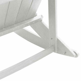 Adirondack Schommelstoel Wit 73.5 x 92 x 90cm Kunststof 8