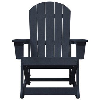 Adirondack Schommelstoel Marineblauw 73.5 x 92 x 90cm Kunststof 4