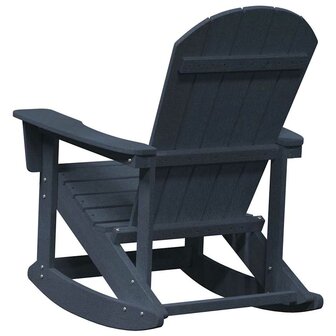 Adirondack Schommelstoel Marineblauw 73.5 x 92 x 90cm Kunststof 6