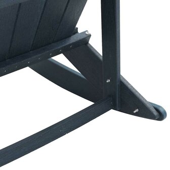 Adirondack Schommelstoel Marineblauw 73.5 x 92 x 90cm Kunststof 8