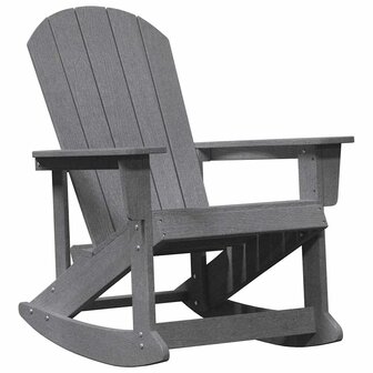 Adirondack Schommelstoel Lichtgrijs 73.5 x 92 x 90cm Kunststof 2