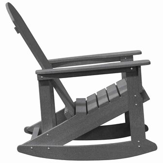 Adirondack Schommelstoel Lichtgrijs 73.5 x 92 x 90cm Kunststof 5