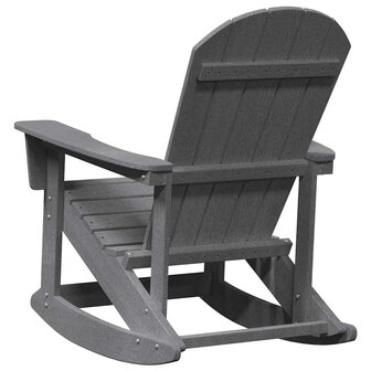 Adirondack Schommelstoel Lichtgrijs 73.5 x 92 x 90cm Kunststof 6