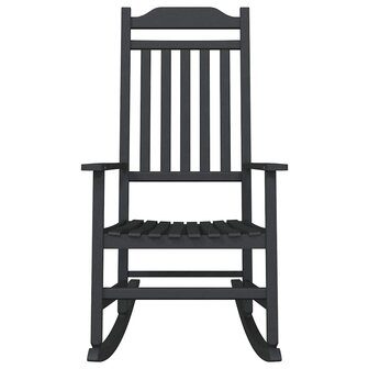 Schommelstoel Zwart 65 x 84 x 114 cm Polyetheen 4