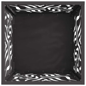 Vuurkorf Zwart 40 x 40 x 40 cm Koudgewalst staal 6