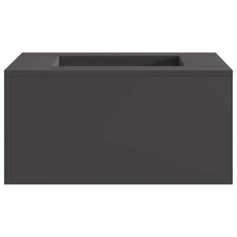 Vuurkorf Zwart 60 x 60 x 30 cm Koudgewalst staal 1