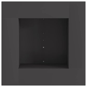 Vuurkorf Zwart 60 x 60 x 30 cm Koudgewalst staal 4