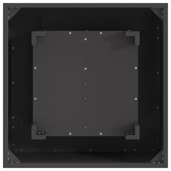 Vuurkorf Zwart 60 x 60 x 30 cm Koudgewalst staal 7