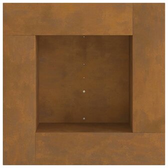 Vuurkorf Bruin 60 x 60 x 30 cm Cortenstaal 7