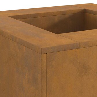 Vuurkorf Bruin 60 x 60 x 30 cm Cortenstaal 8