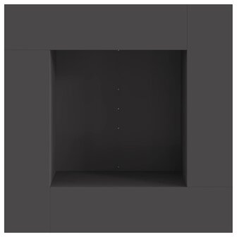 Vuurkorf Zwart 80 x 80 x 40 cm Koudgewalst staal 6