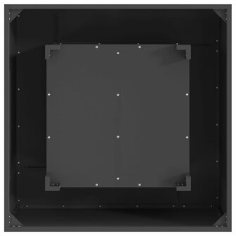Vuurkorf Zwart 80 x 80 x 40 cm Koudgewalst staal 9