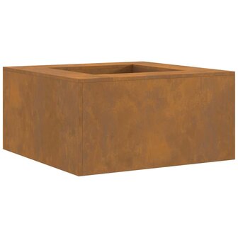 Vuurkorf Bruin 80 x 80 x 40 cm Cortenstaal 2