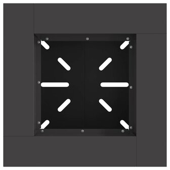 Vuurkorf Zwart 48 x 48 x 40 cm Koudgewalst staal 6