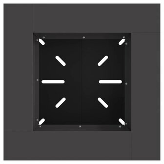 Vuurkorf Zwart 60 x 60 x 50 cm Koudgewalst staal 6