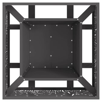 Vuurkorf Zwart 60 x 60 x 30 cm Koudgewalst staal 6