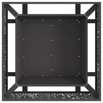 Vuurkorf Zwart 80 x 80 x 30 cm Koudgewalst staal 6