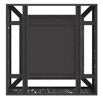 Vuurkorf Zwart 80 x 80 x 30 cm Koudgewalst staal 9