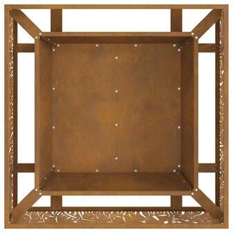 Vuurkorf Bruin 80 x 80 x 30 cm Cortenstaal 7