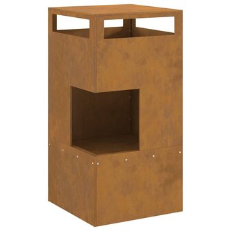 Vuurkorf Bruin 50 x 50 x 100 cm Cortenstaal 2