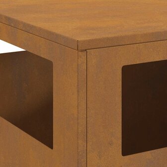 Vuurkorf Bruin 50 x 50 x 100 cm Cortenstaal 8