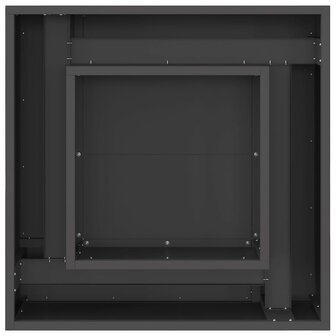 Vuurkorf Zwart 60 x 60 x 30 cm Koudgewalst staal 6