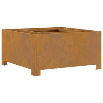 Vuurkorf Bruin 60 x 60 x 30 cm Cortenstaal 2