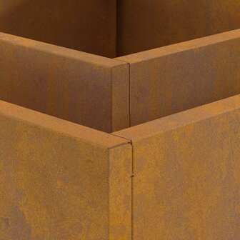 Vuurkorf Bruin 60 x 60 x 30 cm Cortenstaal 8