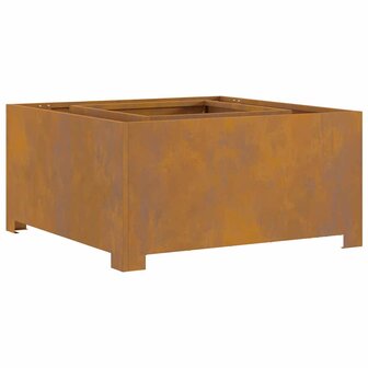 Vuurkorf Bruin 80 x 80 x 40 cm Cortenstaal 2