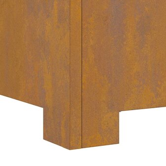 Vuurkorf Bruin 80 x 80 x 40 cm Cortenstaal 9