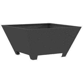 Vuurkorf Zwart 60 x 60 x 30 cm Koudgewalst staal 2
