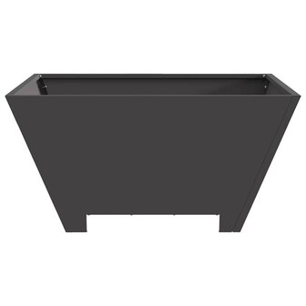Vuurkorf Zwart 60 x 60 x 30 cm Koudgewalst staal 5