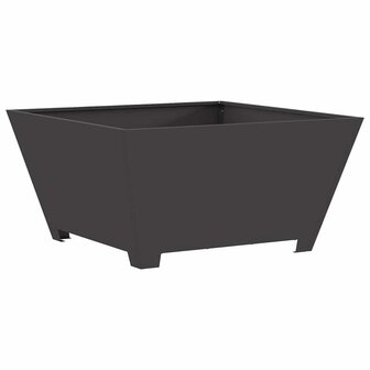 Vuurkorf Zwart 80 x 80 x 40 cm Koudgewalst staal 2