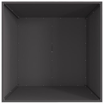 Vuurkorf Zwart 80 x 80 x 40 cm Koudgewalst staal 6