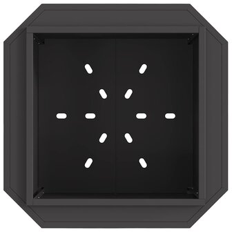 Vuurkorf Zwart 58 x 58 x 51 cm Koudgewalst staal 6