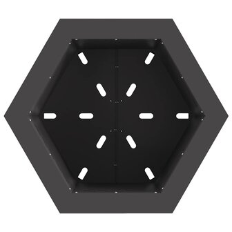Vuurkorf Zwart 48 x 48 x 51 cm Koudgewalst staal 6