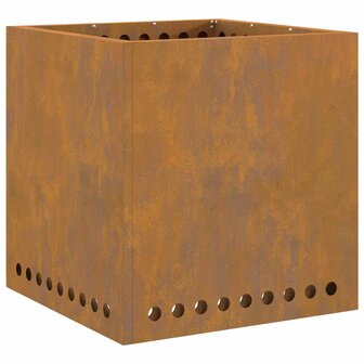 Vuurkorf Bruin 48 x 48 x 50 cm Cortenstaal 2