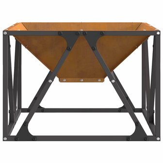 Vuurkorf Bruin 50 x 50 x 35 cm Cortenstaal 6