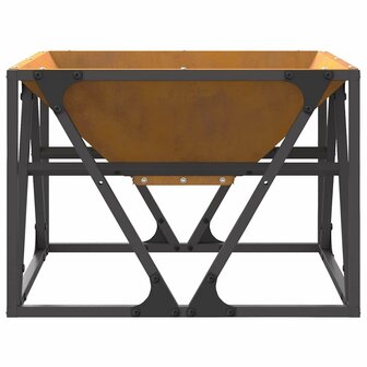Vuurkorf Bruin 50 x 50 x 35 cm Cortenstaal 7