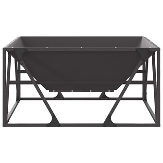 Vuurkorf Zwart 80 x 80 x 40 cm Koudgewalst staal 5