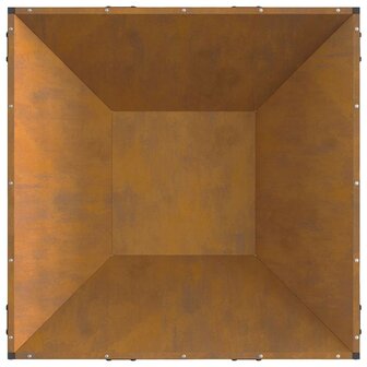 Vuurkorf Bruin 80 x 80 x 40 cm Cortenstaal 8