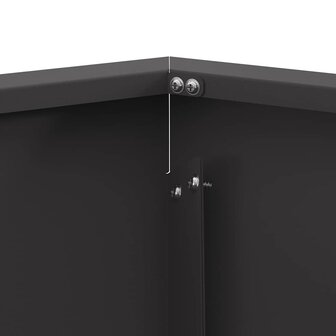 Vuurkorf Zwart 75 x 75 x 28 cm Koudgewalst staal 9