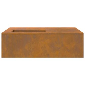 Vuurkorf Bruin 100 x 100 x 30 cm Cortenstaal 7